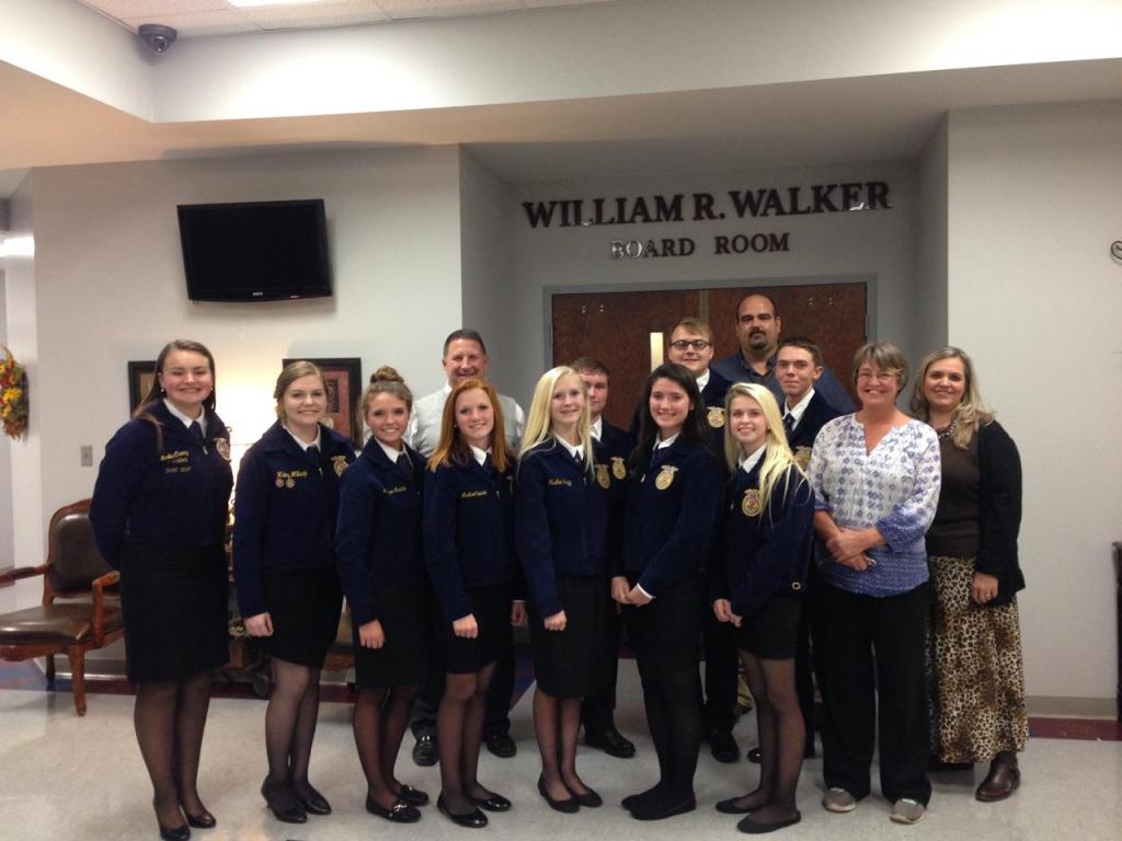 Presenting the 49th Consecutive Recognition for NATIONAL GOLD EMBLEM status before the Board of Education-GO BCHS!!!