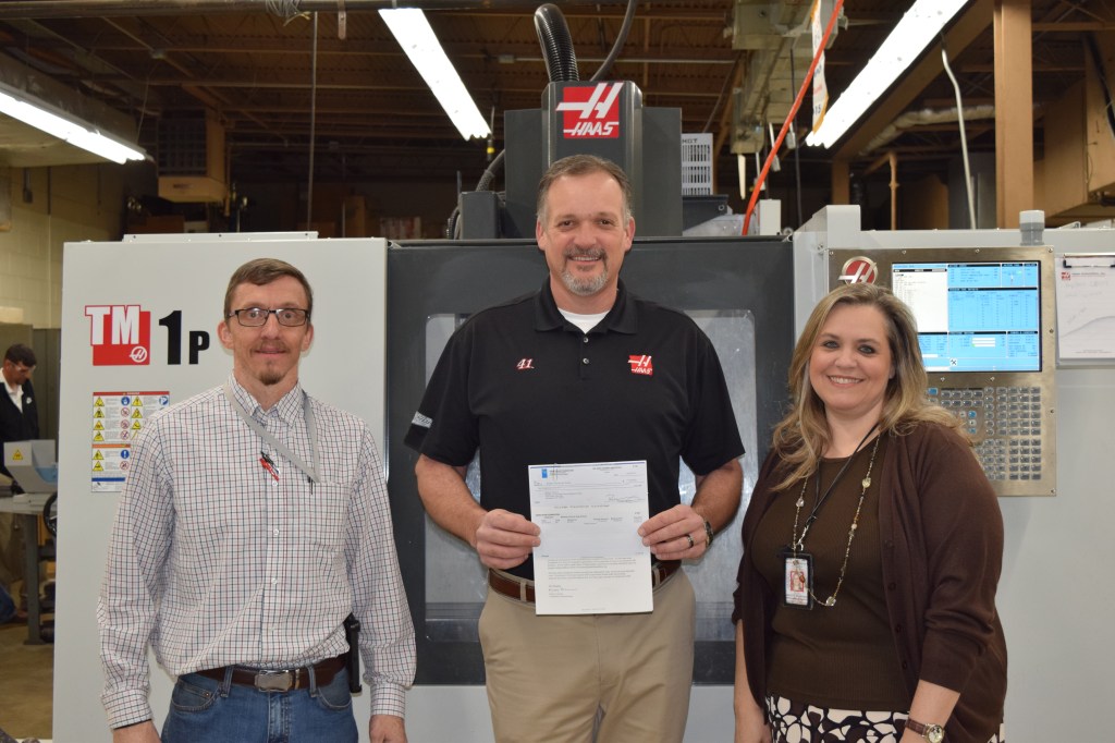 BCHS Machining Program awarded $10,000 from HAAS Foundation